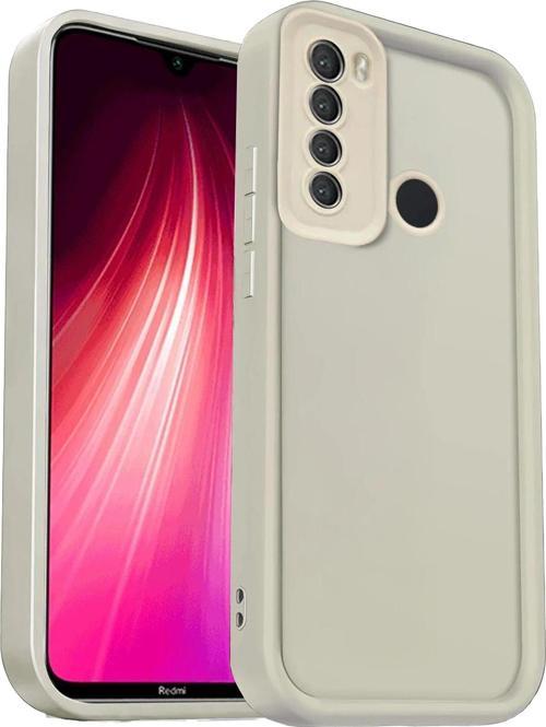 Xiaomi Redmi Note 8 Kılıf Viera Silikon Kapak + Ekran Koruma + Kablo Koruma
