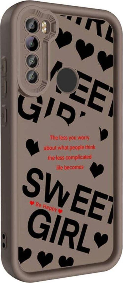 Anka Cep Xiaomi Redmi Note 8 Kılıf Kamera Korumalı Baskılı Arka Yüzey Klas Silikon Kapak + Ekran Koruma