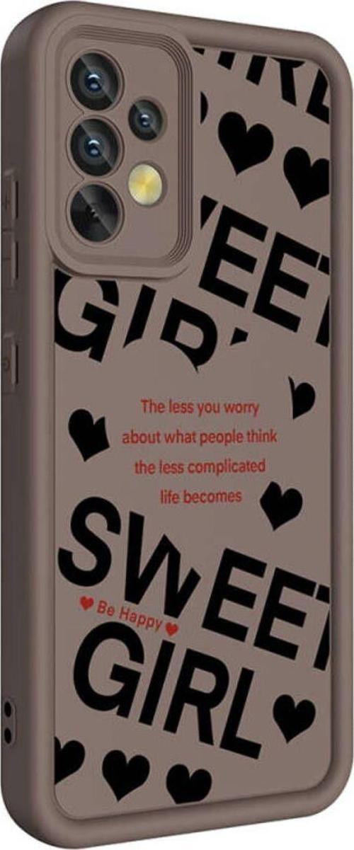 Anka Cep Samsung Galaxy A32 4G Kılıf Kamera Korumalı Baskılı Arka Yüzey Klas Silikon Kapak + Ekran Koruma