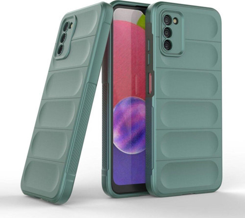 Anka Cep Samsung Galaxy A03S Uyumlu Kılıf Kamera Korumalı İçi Kadife Yumuşak Silikon Kapak + Ekran Koruma