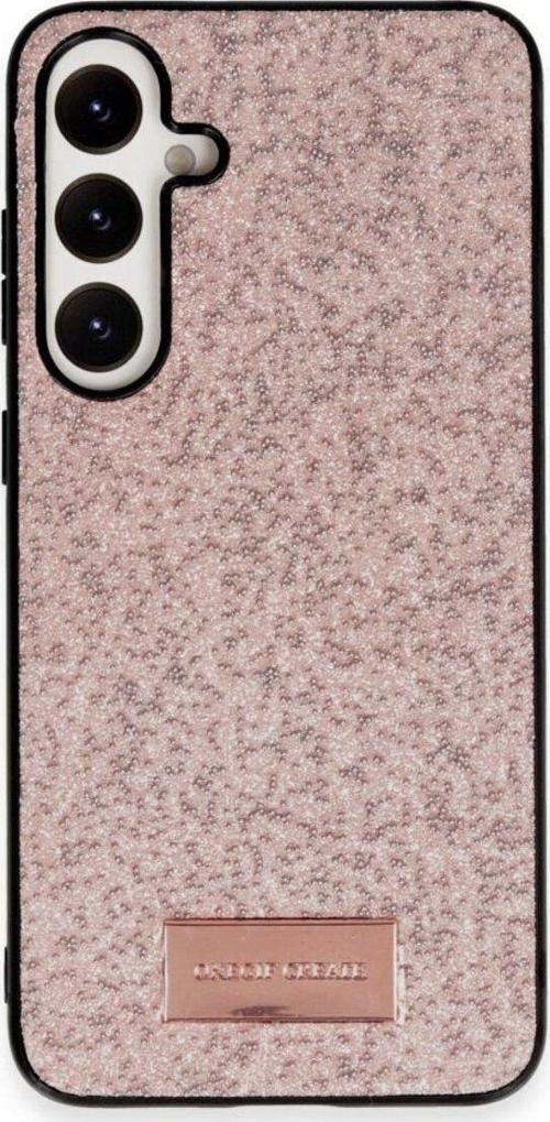 Samsung Galaxy A25 5G Kılıf Bright Zarif Boncuk İşlemeli Tasarım Simli Kapak