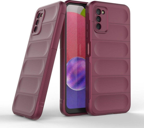 Anka Cep Samsung Galaxy A03S Kılıf Kamera Korumalı İçi Kadife Yumuşak Silikon Kapak + Ekran Koruma