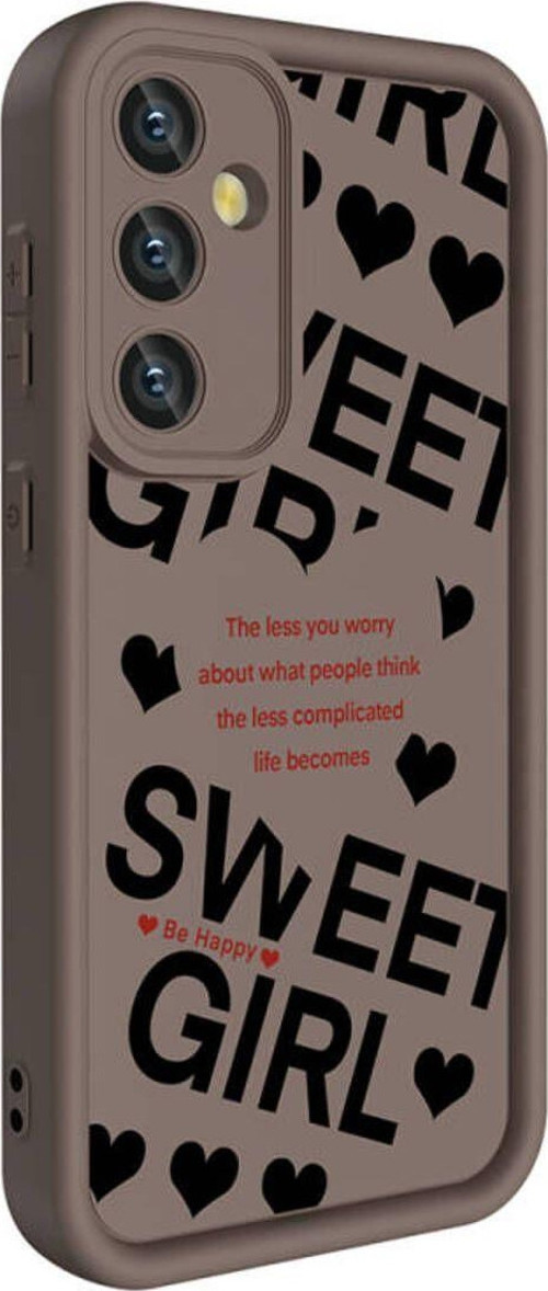 Anka Cep Samsung Galaxy S23 Fe Kılıf Kamera Korumalı Baskılı Arka Yüzey Klas Silikon Kapak + Ekran Koruma