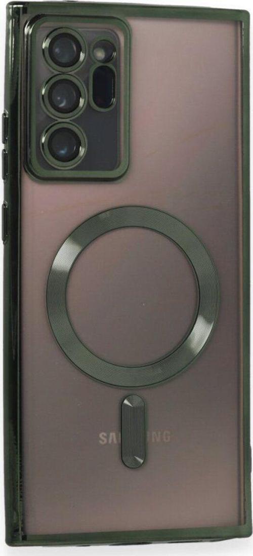 Anka Cep Samsung Galaxy Note 20 Ultra Kılıf Kross Magneticsafe Kapak + Ekran Koruma + Kablo Koruma