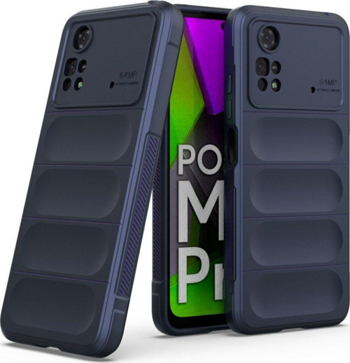 Anka Cep Xiaomi Poco M4 Pro 4G Kılıf Kamera Korumalı İçi Kadife Yumuşak Silikon Kapak + Ekran Koruma