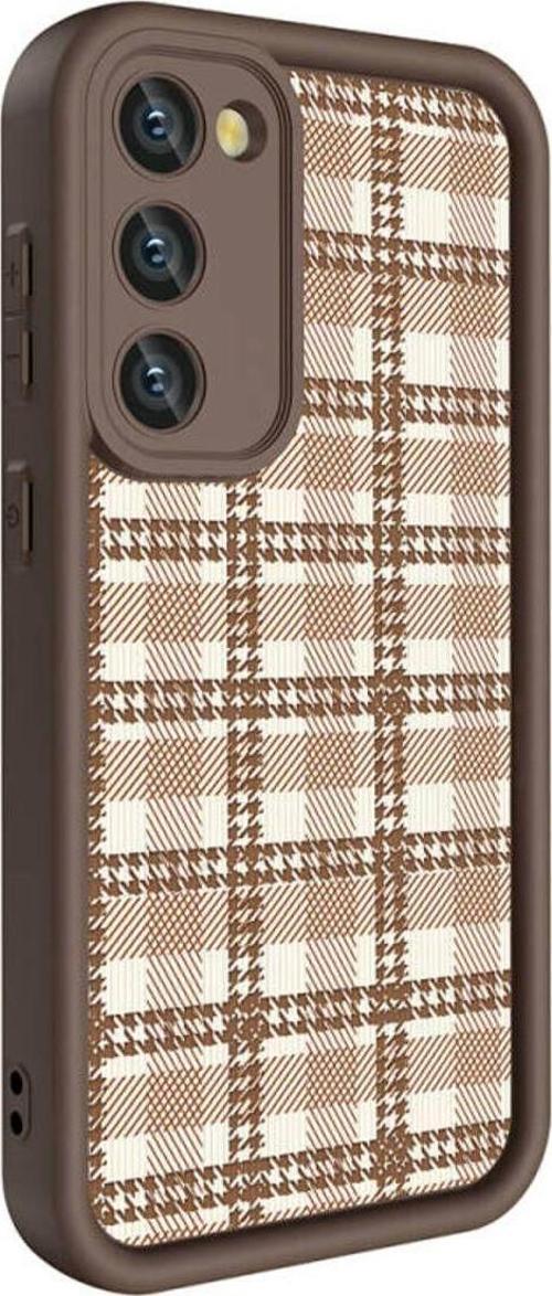 Anka Cep Samsung Galaxy S23 Kılıf Kamera Korumalı Baskılı Arka Yüzey Klas Silikon Kapak + Ekran Koruma