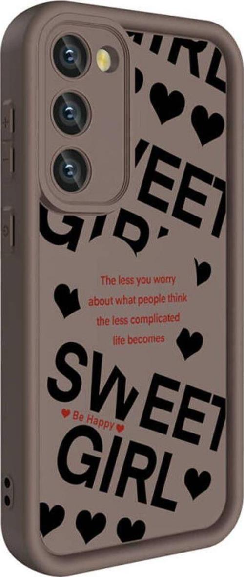 Anka Cep Samsung Galaxy S23 Kılıf Kamera Korumalı Baskılı Arka Yüzey Klas Silikon Kapak + Ekran Koruma