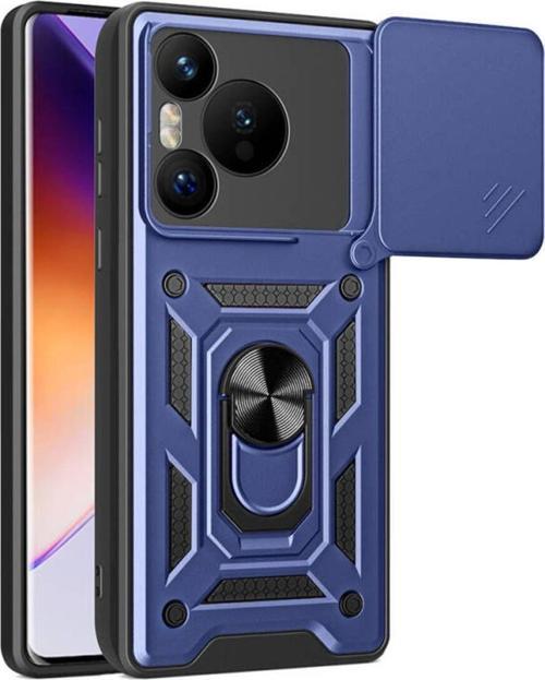 Huawei Pura 70 5G Kılıf Magnetik Standlı Kamera Korumalı Sürgülü Vega Kapak