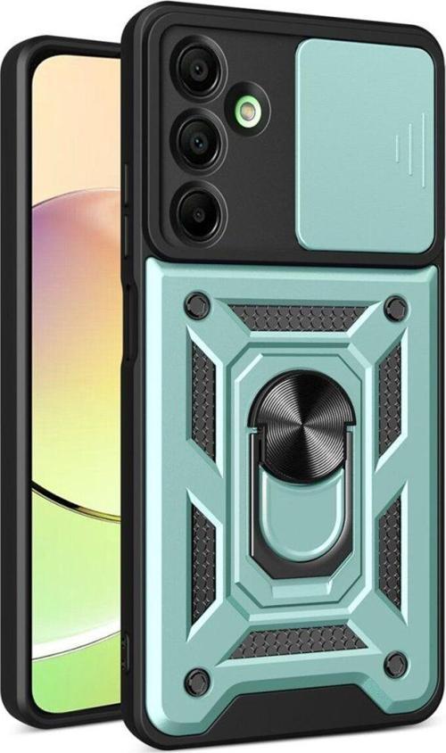 Anka Cep Samsung Galaxy A16 5G Kılıf Pars Lens Yüzüklü Silikon Magnetik Standlı Kamera Korumalı Kapak