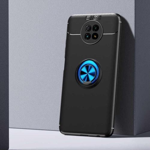 Anka Cep Xiaomi Redmi Note 9 5G Kılıf Ravel Yüzüklü Standlı Silikon Kapak+ Ekran Koruma + Kablo Koruma