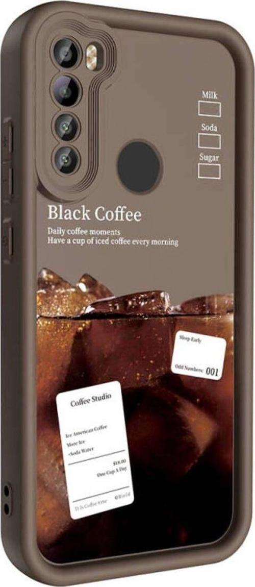 Anka Cep Xiaomi Redmi Note 8 Kılıf Kamera Korumalı Baskılı Arka Yüzey Klas Silikon Kapak + Ekran Koruma