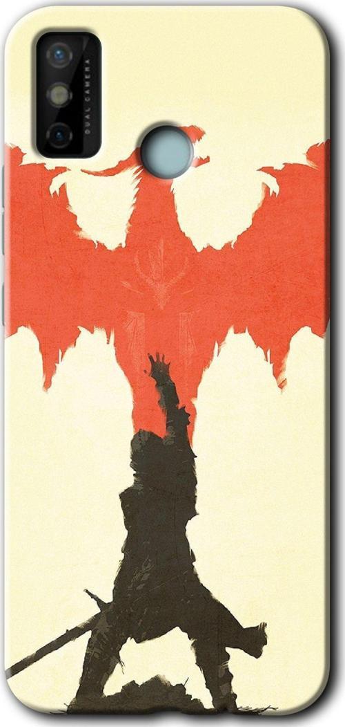 Tecno Tekno Spark 6 Go Kılıf Hd Desen Baskılı Arka Kapak - Dragon Hunter 1