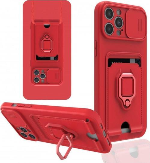 Anka Cep Apple İphone 12 Pro Kılıf Zuma Kartvizitli Yüzüklü Boyun Askılı Silikon Kapak + Ekran Koruma