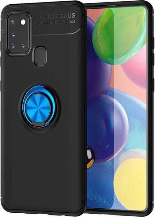 Anka Cep Samsung Galaxy M31 Kılıf Ravel Yüzüklü Standlı Silikon Kapak + Kablo Koruma + Ekran Koruma