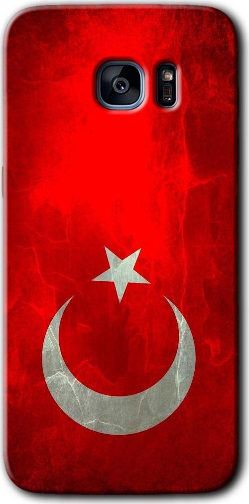 Galaxy S7 Edge Kılıf Hd Desen Baskılı Arka Kapak + Kablo Koruyucu + Nano Ekran Koruma