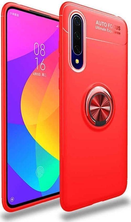 Huawei P Smart Pro 2019 Kılıf Ravel Yüzüklü Silikon Kapak + Ekran Koruma + Kablo Koruma