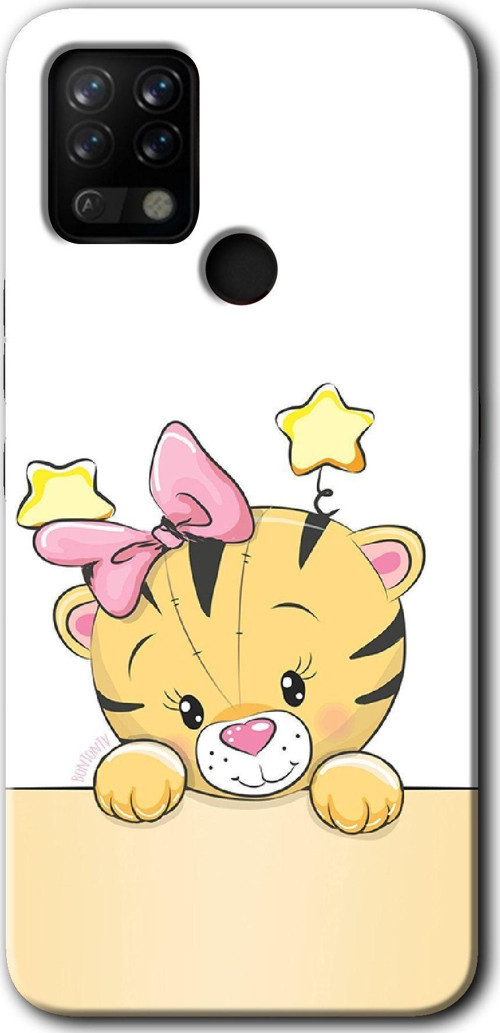 Tecno Tekno Pova Kılıf Hd Desen Baskılı Arka Kapak - Sevimli Kedi