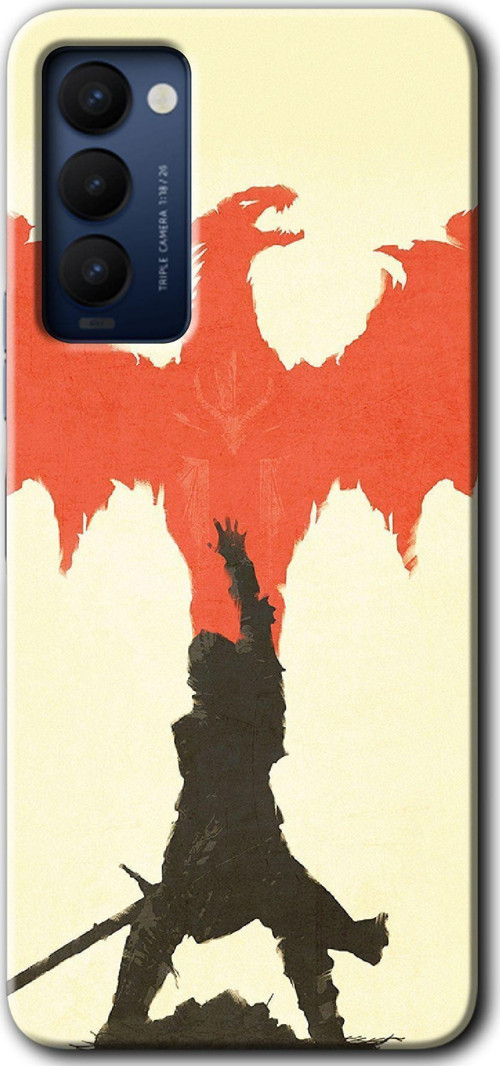 Tecno Tekno Camon 18 / 18T / 18P Kılıf Hd Desen Baskılı Arka Kapak - Dragon Hunter 1