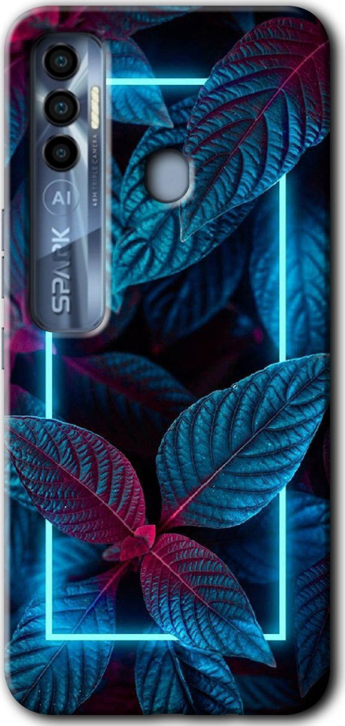 Tecno Tekno Spark 7 Pro Kılıf Hd Desen Baskılı Arka Kapak - Mekanik Yaprak 4