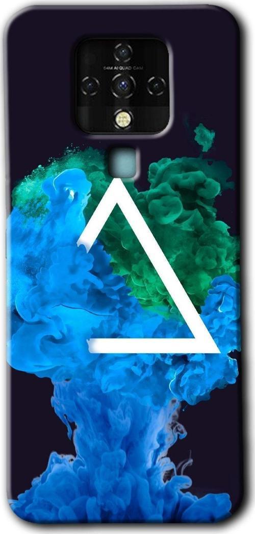 Tecno Camon 16 Kılıf Hd Desen Baskılı Arka Kapak + Nano Ekran Koruma -İnk Clot