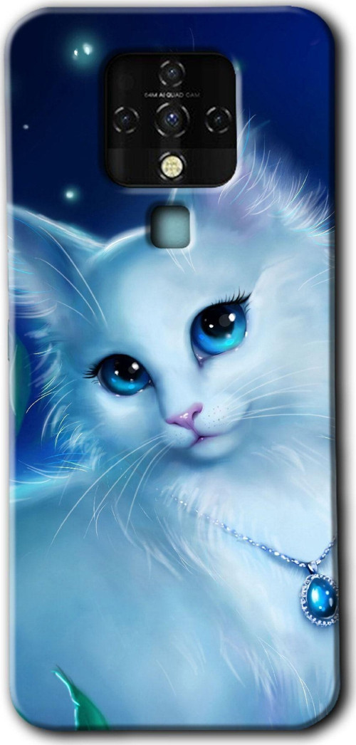 Tecno Camon 16 Kılıf Hd Desen Baskılı Arka Kapak - Cat Glance
