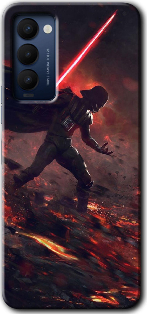 Tecno Tekno Camon 18 / 18T / 18P Kılıf Hd Desen Baskılı Arka Kapak - Darh Vader Wars