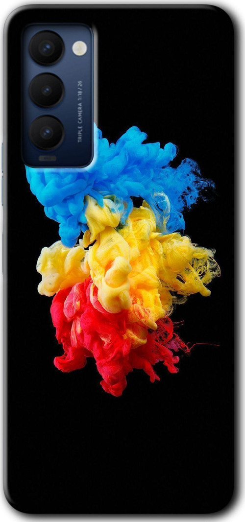 Tecno Tekno Camon 18 / 18T / 18P Kılıf Hd Desen Baskılı Arka Kapak - Black 1