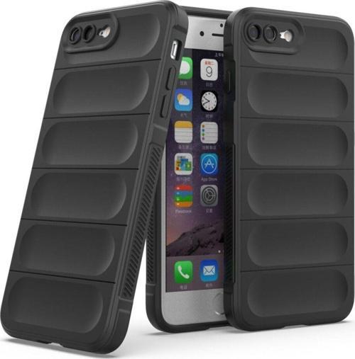 Anka Cep Apple İphone 8 Plus Kılıf Kamera Korumalı İçi Kadife Yumuşak Silikon Kapak + Ekran Koruma