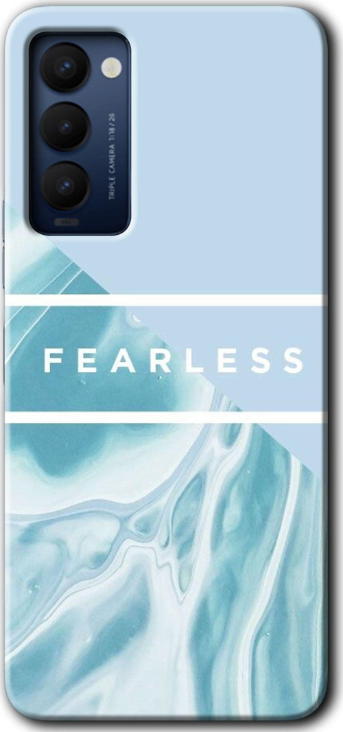 Tecno Camon 18 Kılıf Hd Desen Baskılı Arka Kapak - Fearless
