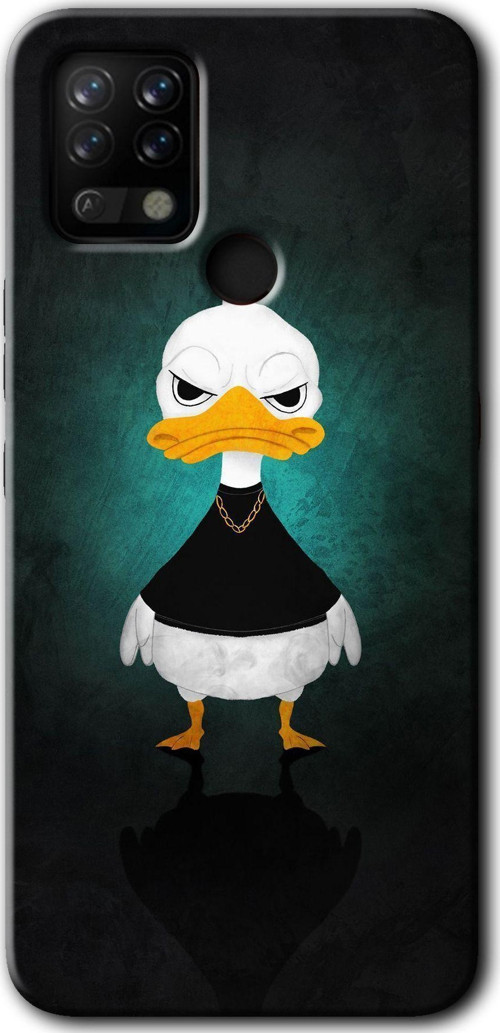 Tecno Tekno Pova Kılıf Hd Desen Baskılı Arka Kapak - Angry Duck