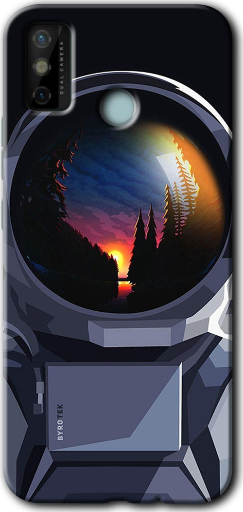 Tecno Tekno Spark 6 Go Kılıf Hd Desen Baskılı Arka Kapak - Astronot