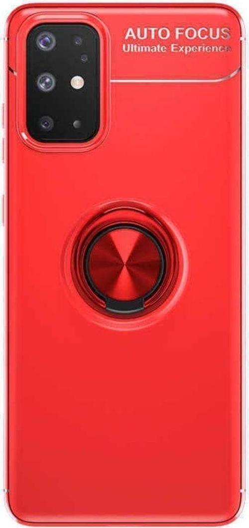 Anka Cep Samsung Galaxy A31 Kılıf Ravel Yüzüklü Standlı Silikon Kapak + Kablo Koruma + Ekran Koruma