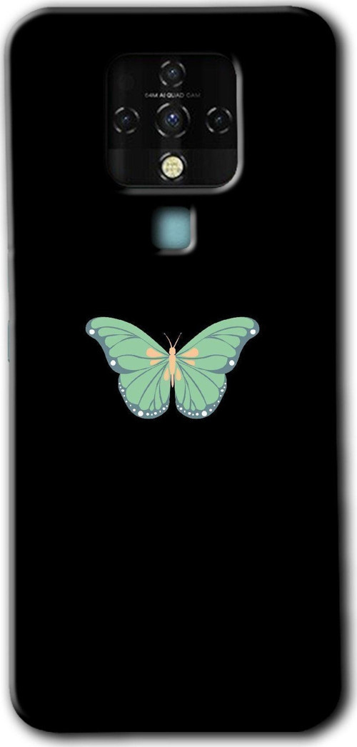 Tecno Camon 16 Kılıf Hd Desen Baskılı Arka Kapak - Butterfly Tree