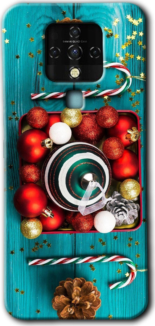Tecno Camon 16 Kılıf Hd Desen Baskılı Arka Kapak - Christmas