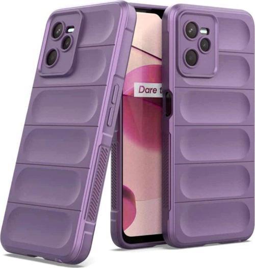 Realme C35 Kılıf Kamera Korumalı İçi Kadife Yumuşak Silikon Kapak + Ekran Koruma