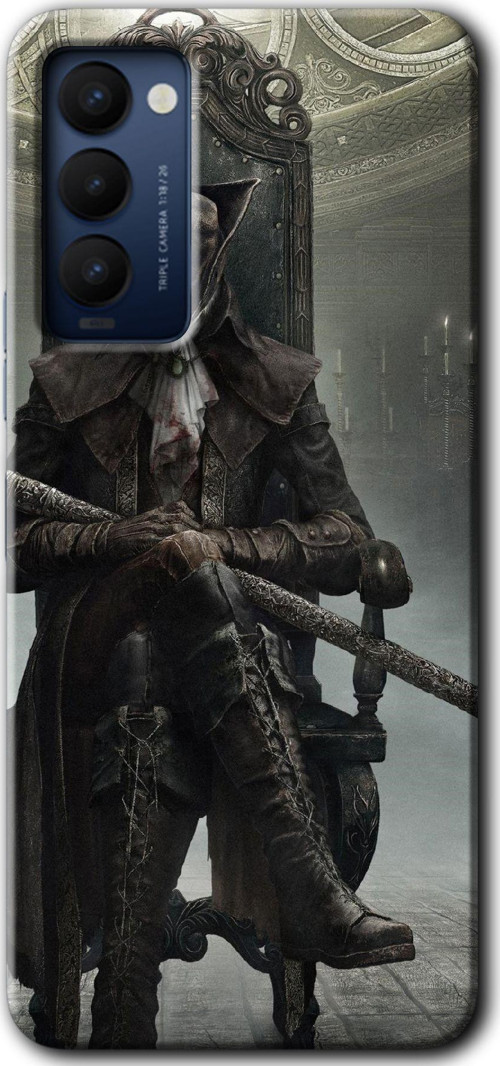 Tecno Tekno Camon 18 / 18T / 18P Kılıf Hd Desen Baskılı Arka Kapak - Bloodborne Hunters