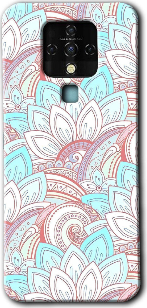 Tecno Camon 16 Kılıf Hd Desen Baskılı Arka Kapak - Çin Mandala 1