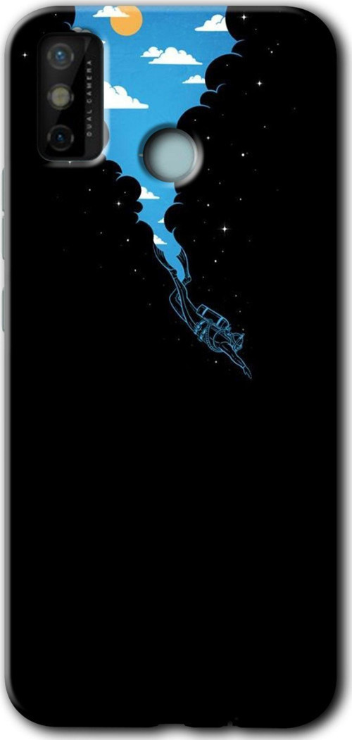 Tecno Tekno Spark 6 Go Kılıf Hd Desen Baskılı Arka Kapak - Derinlere Yolculuk