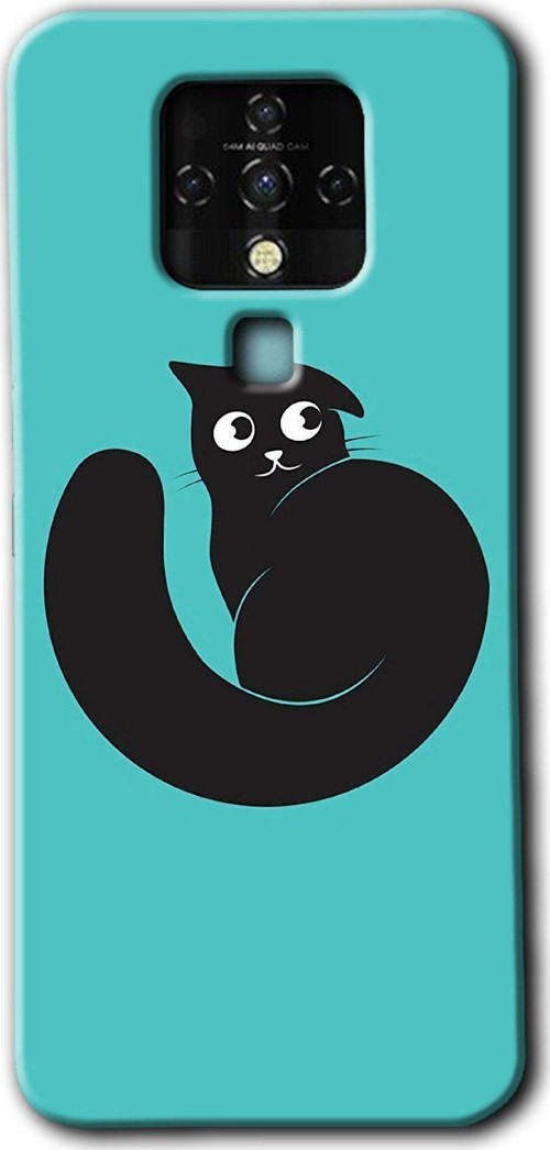 Tecno Camon 16 Kılıf Hd Desen Baskılı Arka Kapak - Cat Vector