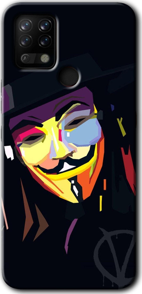 Tecno Tekno Pova Kılıf Hd Desen Baskılı Arka Kapak - Vendetta