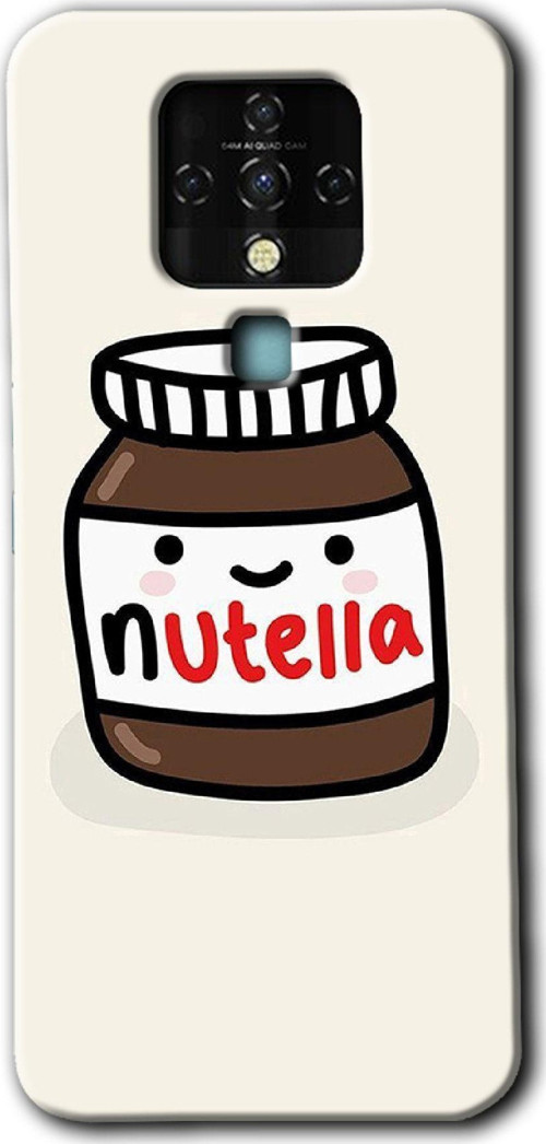 Tecno Camon 16 Kılıf Hd Desen Baskılı Arka Kapak - Nutella Aşkım