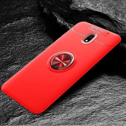 Xiaomi Redmi 8A Kılıf Ravel Yüzüklü Standlı Silikon Kapak+ Ekran Koruma + Kablo Koruma