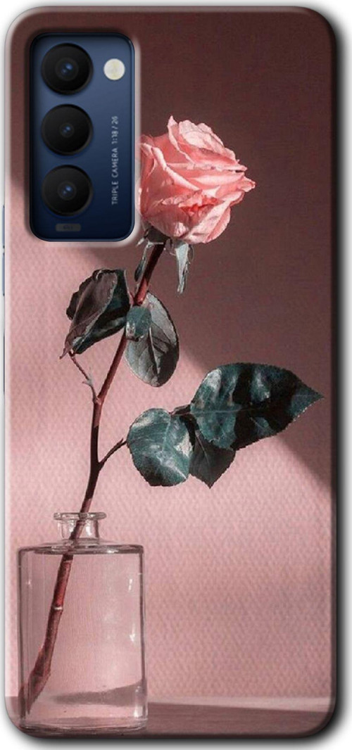 Tecno Tekno Camon 18 / 18T / 18P Kılıf Hd Desen Baskılı Arka Kapak - Retro Gül