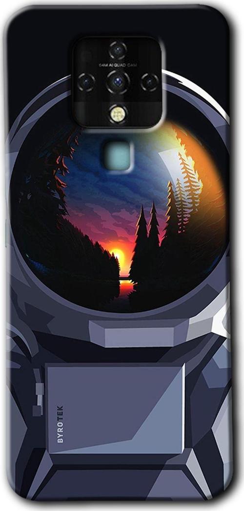 Tecno Tekno Camon 16 Kılıf Hd Desen Baskılı Arka Kapak - Astronot