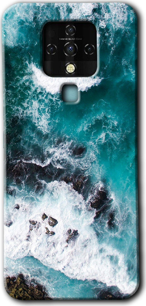 Tecno Camon 16 Kılıf Hd Desen Baskılı Arka Kapak - Deniz Kıyısı