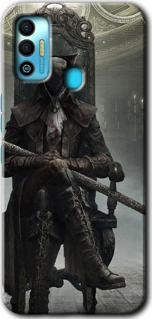 Tecno Tekno Spark 7T Kılıf Hd Desen Baskılı Arka Kapak - Bloodborne Hunters