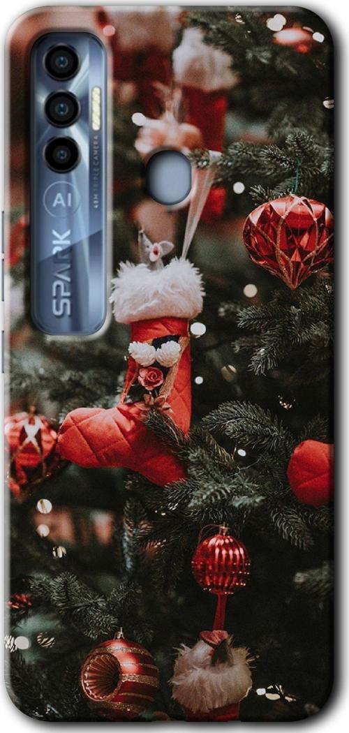 Tecno Tekno Spark 7 Pro Kılıf Hd Desen Baskılı Arka Kapak - Happy New Year