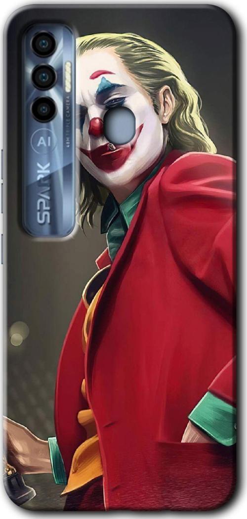 Tecno Tekno Spark 7 Pro Kılıf Hd Desen Baskılı Arka Kapak - Reel Joker