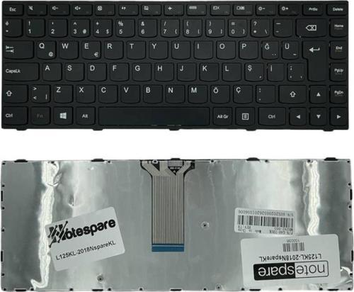 Lenovo G40-45 20374, G40-45 20569, G40-45 80E1, G40-45 80MN Uyumlu Notebook Klavye Siyah TR