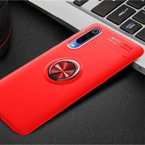 Samsung Galaxy A70 Için Uyumlu Kılıf Dönebilen Yüzüklü Standlı Silikon Kapak